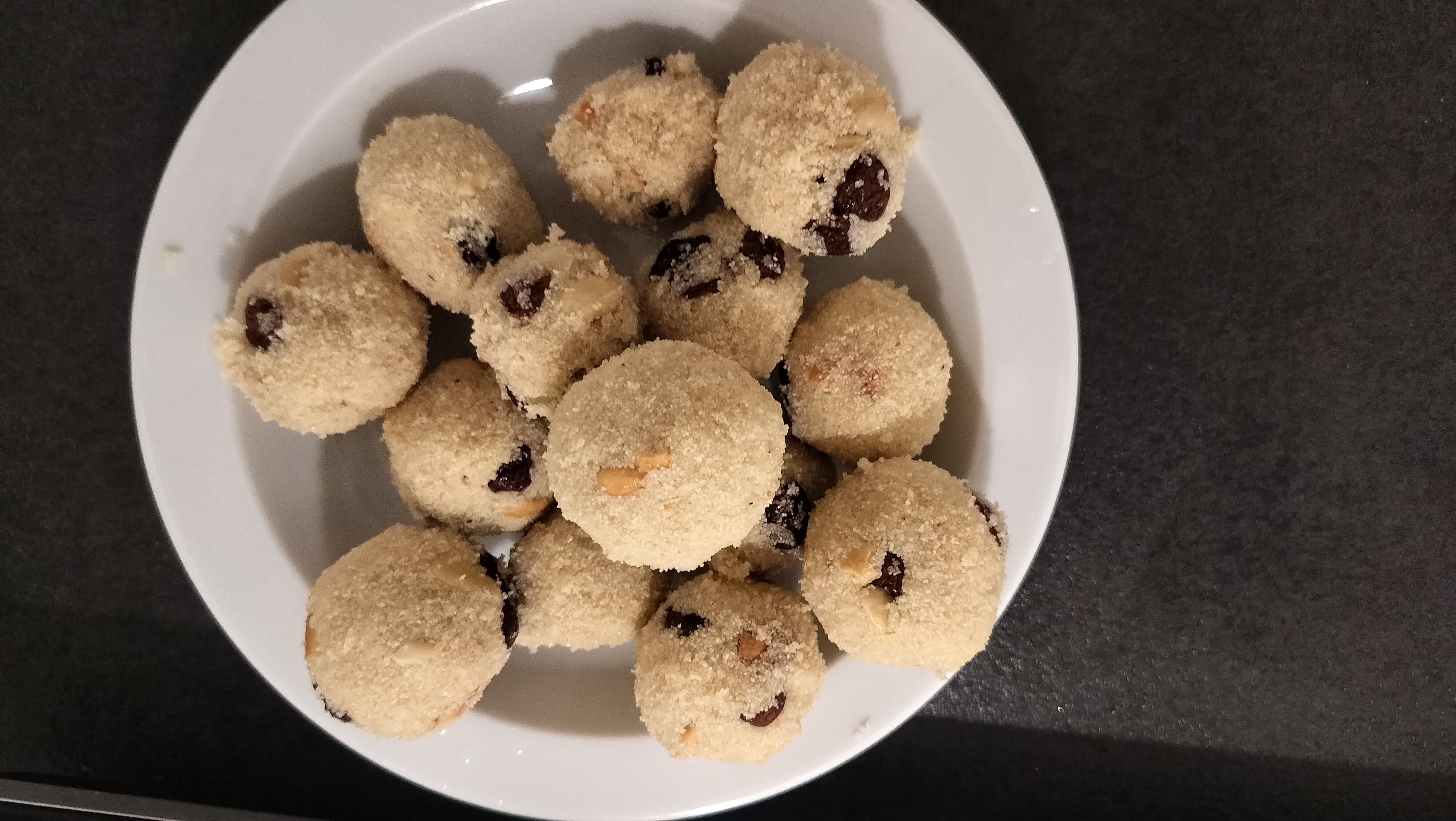 Rava (Semolina) Ladoo - a bit too hard (needs one more try)